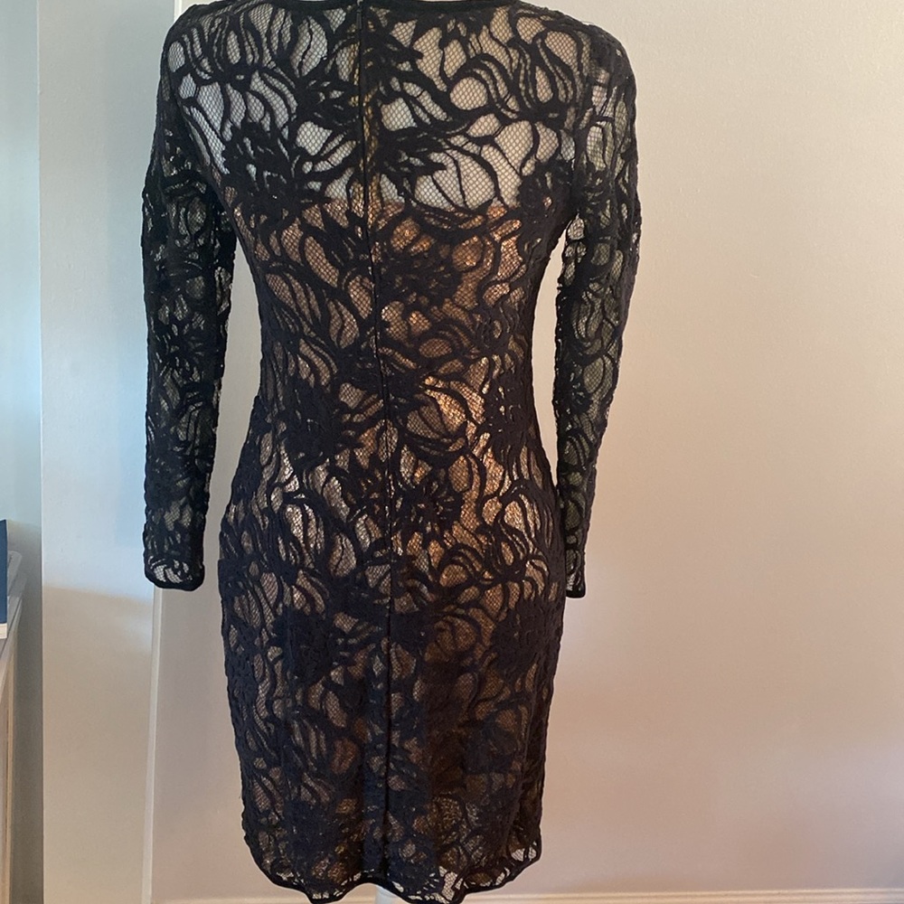 Tadashi Shoji vita sequin lace over dress by  size 4 - Picture 8 of 14